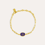 Alara Evil Eye Navy Bracelet | Sustainable Jewellery by Ottoman Hands