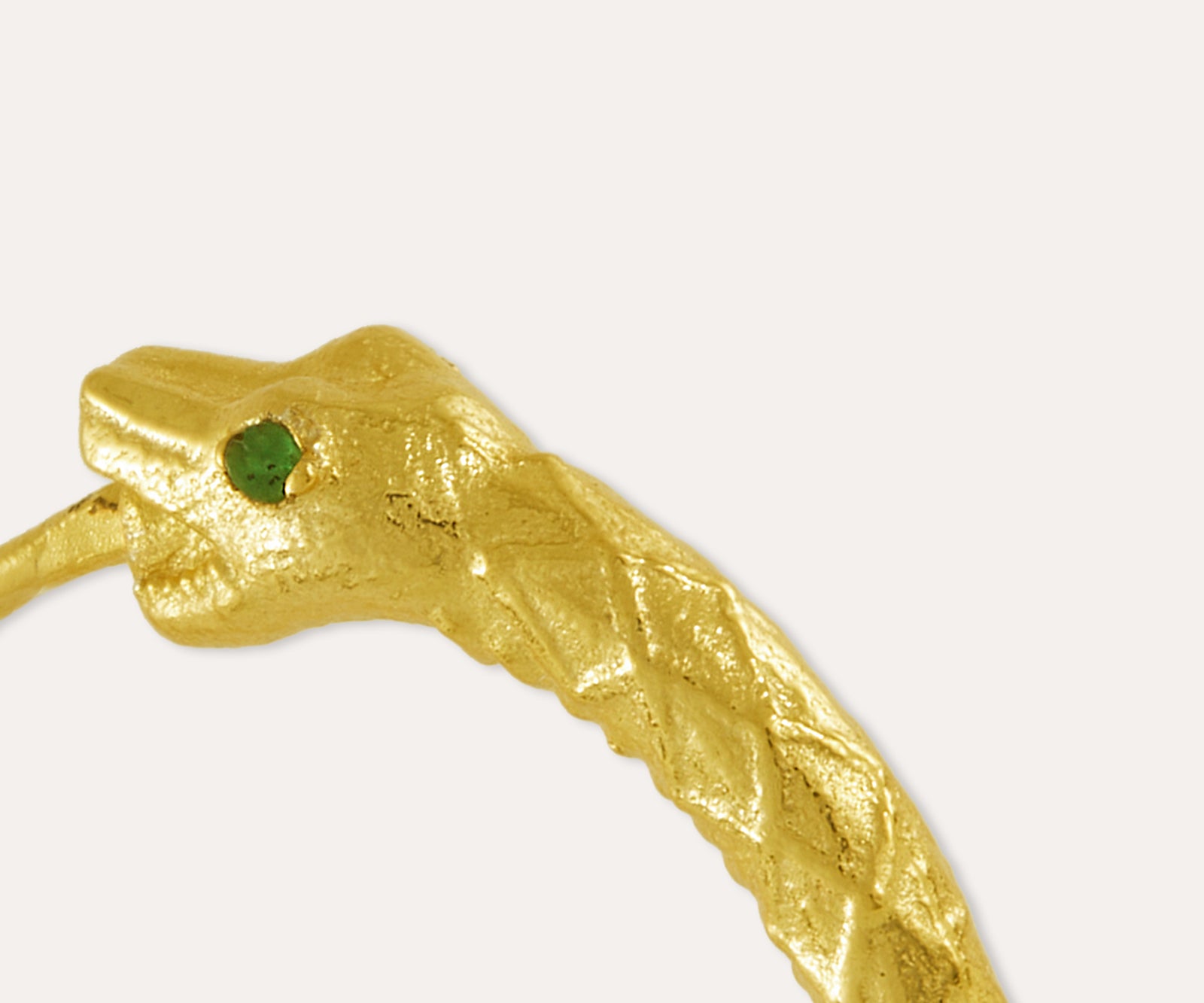 Rebirth Emerald Snake Ring | Sustainable Jewellery by Ottoman Hands
