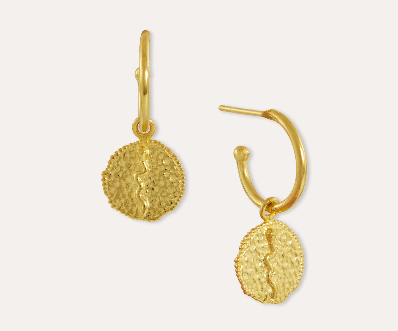 Angitia Snake Hoop Earrings | Sustainable Jewellery by Ottoman Hands