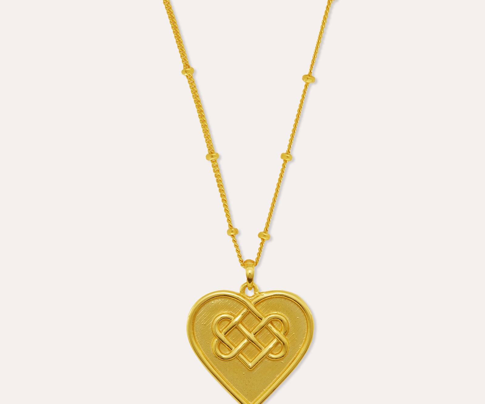 Infinity Love Knot Gold Necklace | Sustainable Jewellery by Ottoman Hands