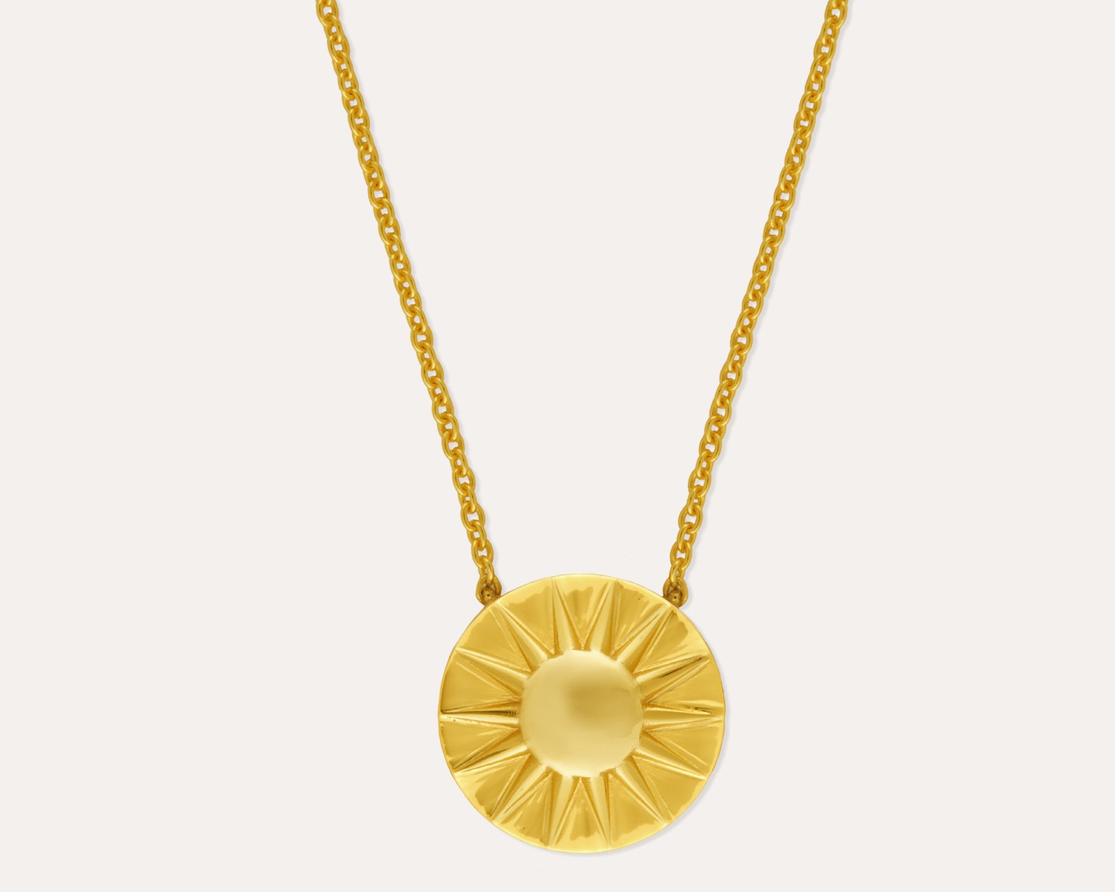 Tanya Sun Gold Pendant Necklace | Sustainable Jewellery by Ottoman Hands