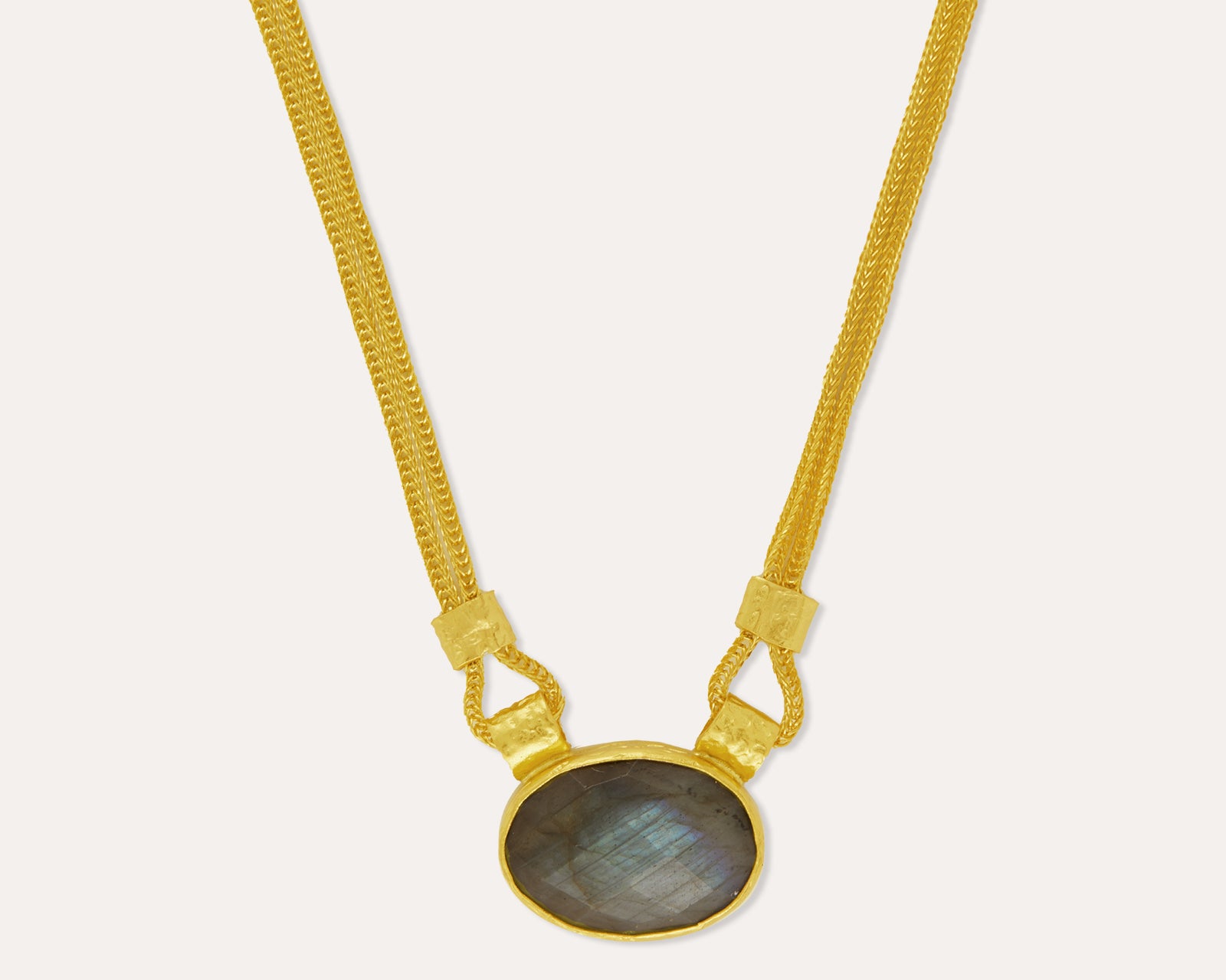 Daphne Labradorite Chain Necklace | Sustainable Jewellery by Ottoman Hands