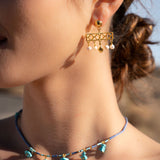 Suri Pearl Bead Drop Earrings | Sustainable Jewellery by Ottoman Hands