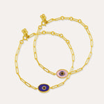 Evil Eye Stacking Bracelet Set | Sustainable Jewellery by Ottoman Hands