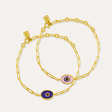 Evil Eye Stacking Bracelet Set | Sustainable Jewellery by Ottoman Hands