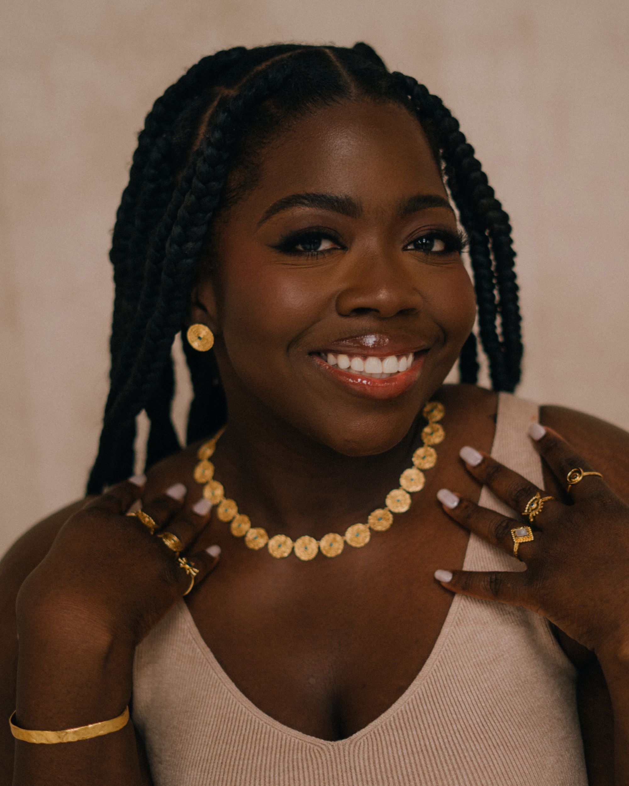 Stephanie Yeboah Adinkrahene Layering Set | Sustainable Jewellery by Ottoman Hands