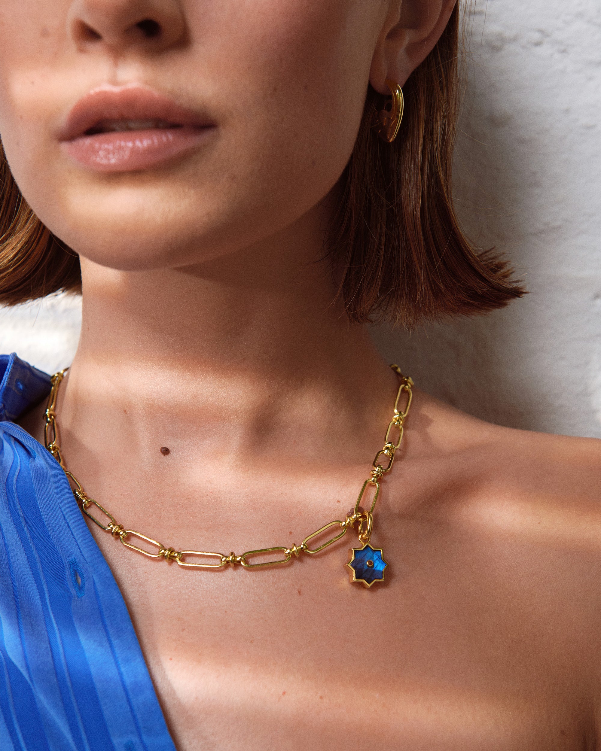 Essential Charm Link Chain Necklace | Sustainable Jewellery by Ottoman Hands