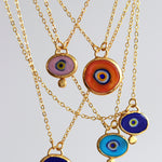 Alara Navy Evil Eye Pendant Necklace | Sustainable Jewellery by Ottoman Hands