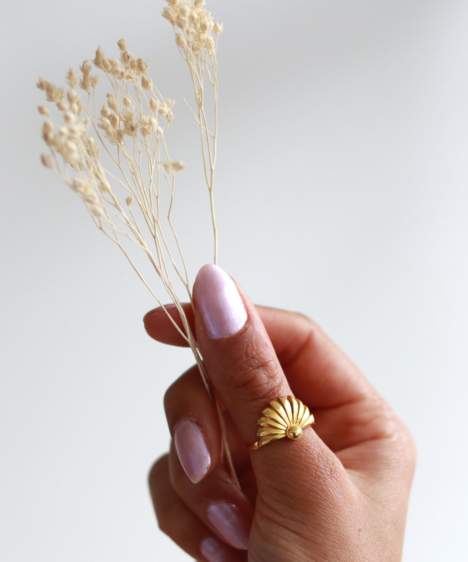 Chantal Gold Stacking Ring | Sustainable Jewellery by Ottoman Hands