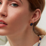Siena Sapphire Stud Earrings | Sustainable Jewellery by Ottoman Hands