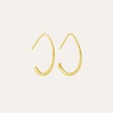 Allegra Oval Hoop Earrings | Sustainable Jewellery by Ottoman Hands