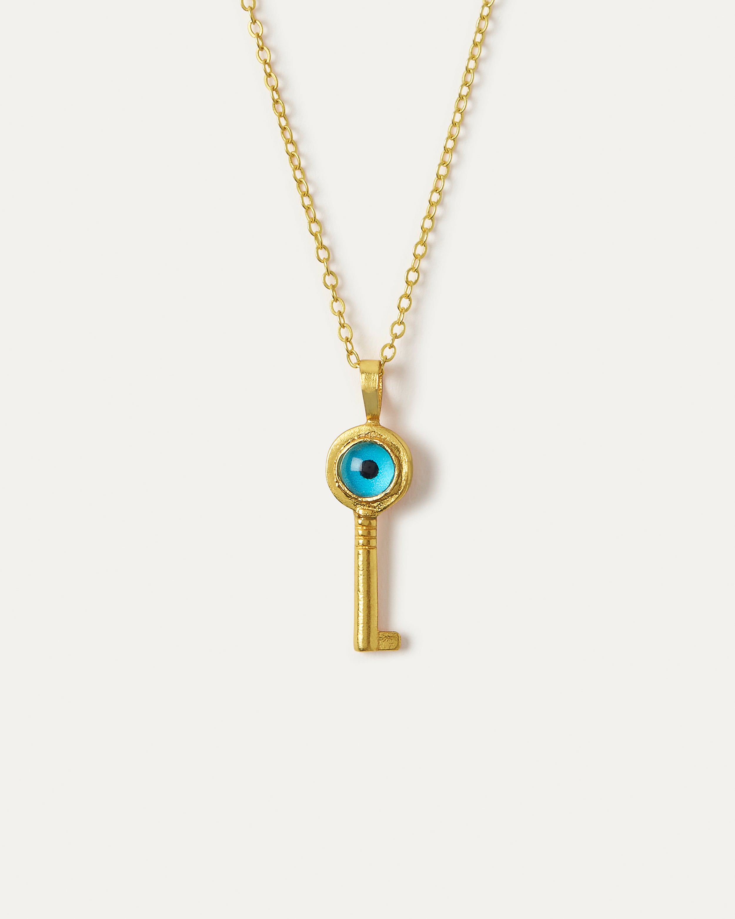 Evil Eye key necklace
