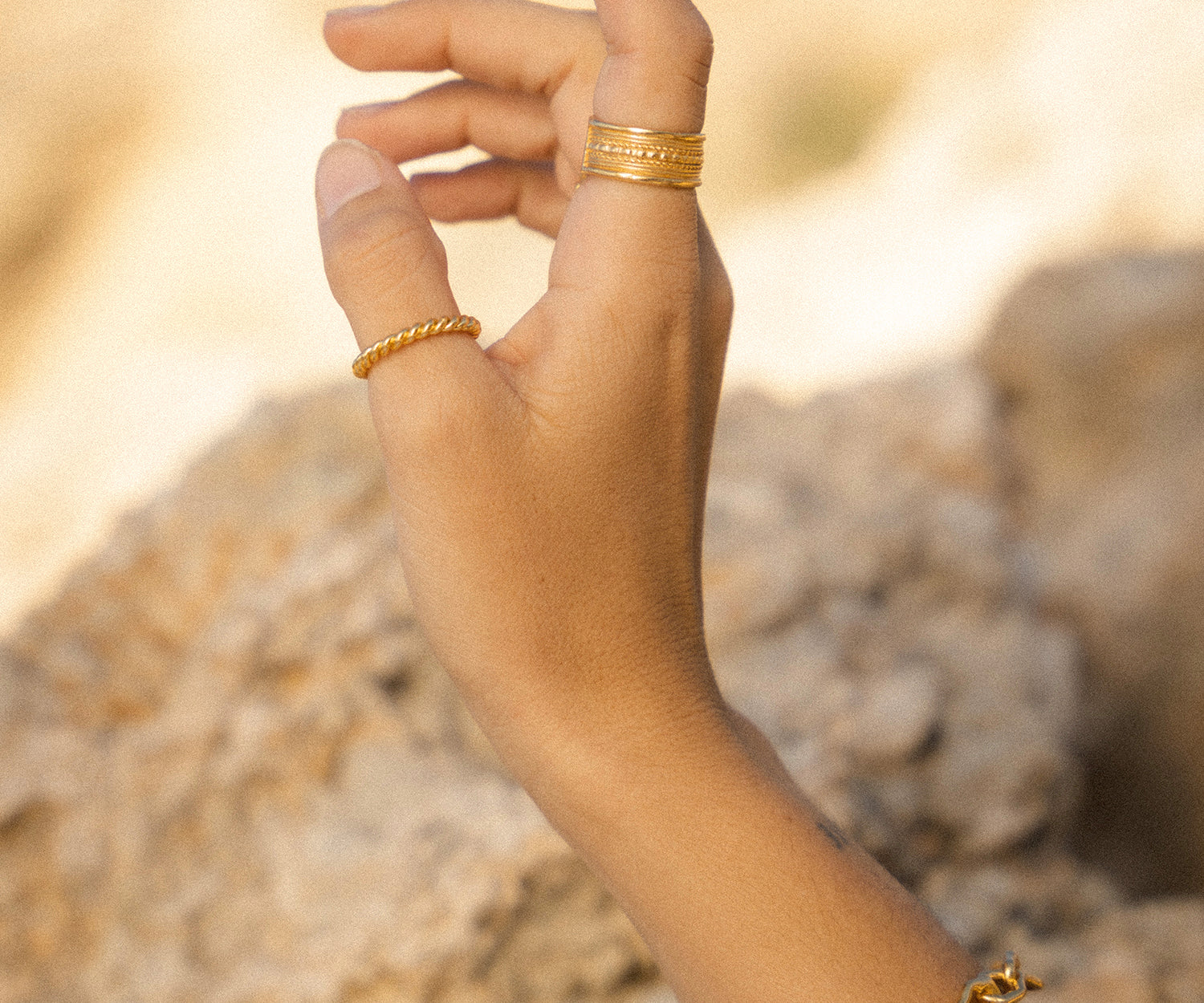 Elodie Chain Stacking Ring | Sustainable Jewellery by Ottoman Hands