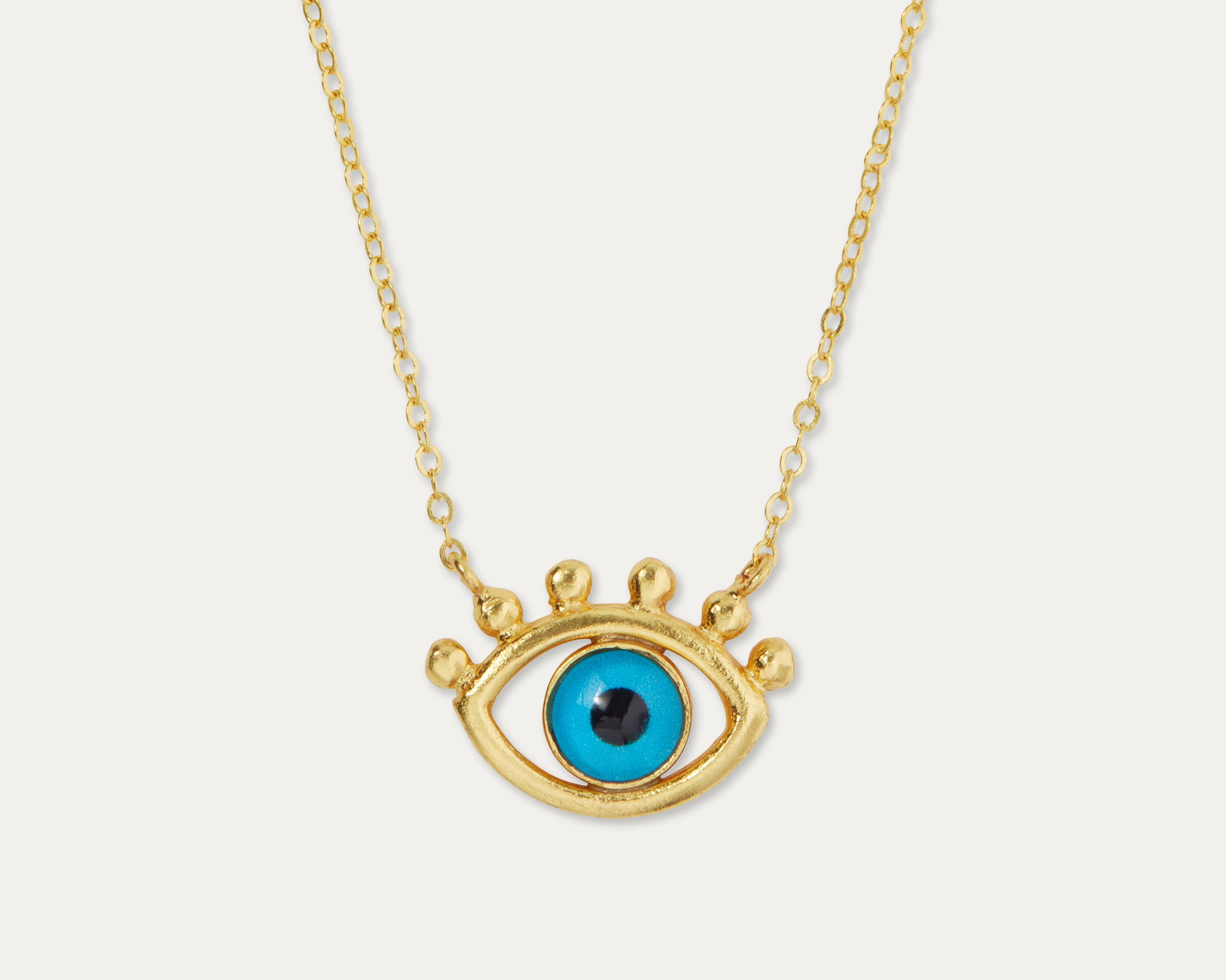 Esana Evil Eye Pendant Necklace | Sustainable Jewellery by Ottoman Hands