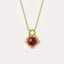 Esther Ruby and Pearl Pendant Necklace | Sustainable Jewellery by Ottoman Hands
