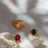 Lucia Ruby Cocktail Ring | Sustainable Jewellery by Ottoman Hands
