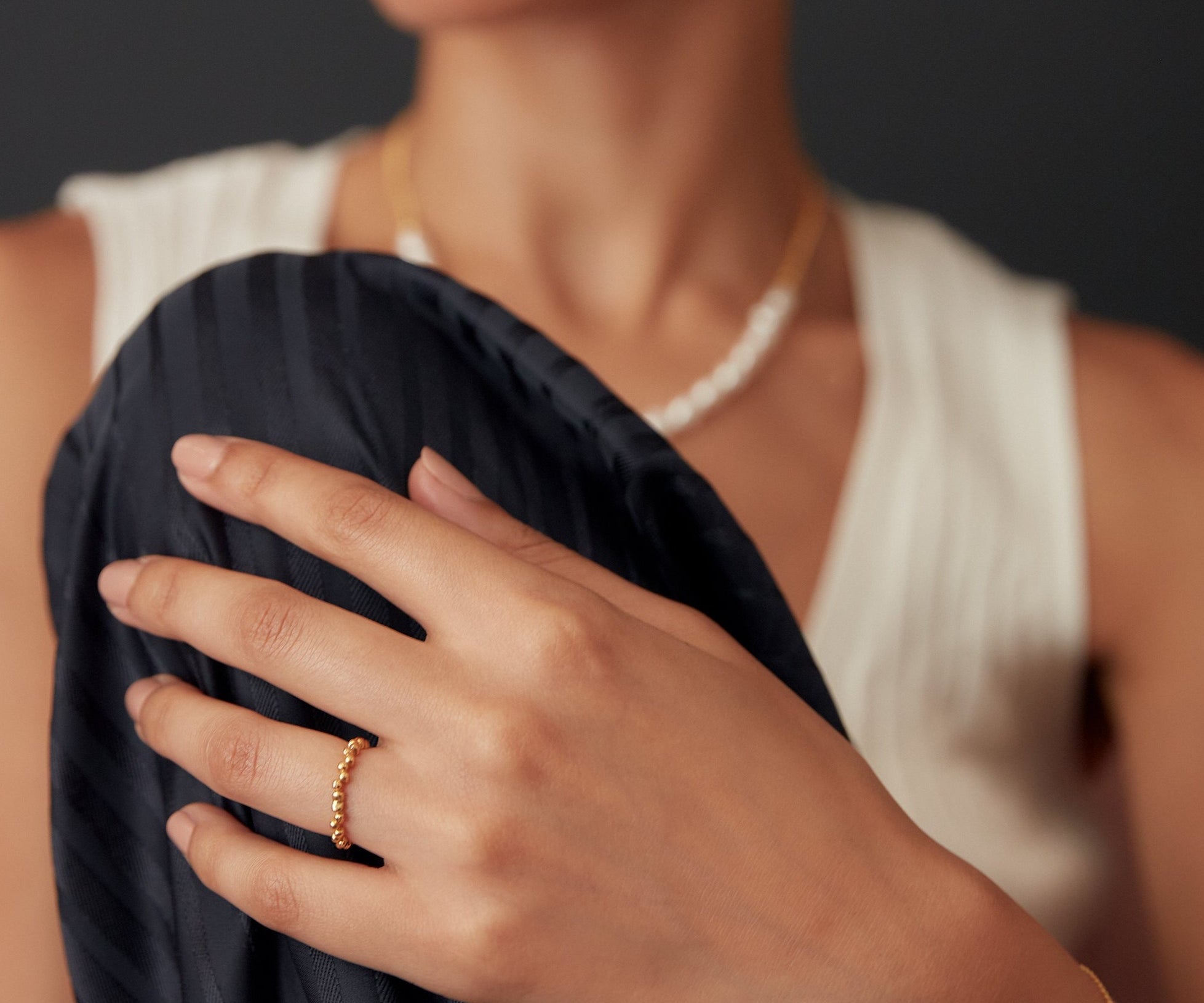 Jolene Gold Stacking Ring | Sustainable Jewellery by Ottoman Hands
