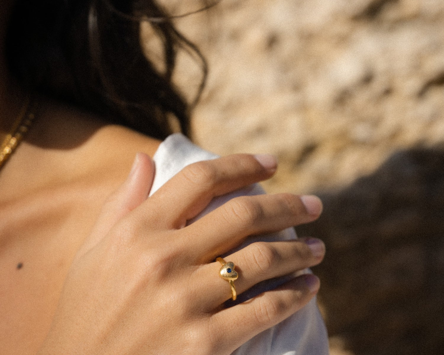 Marina Heart Stacking Ring | Sustainable Jewellery by Ottoman Hands