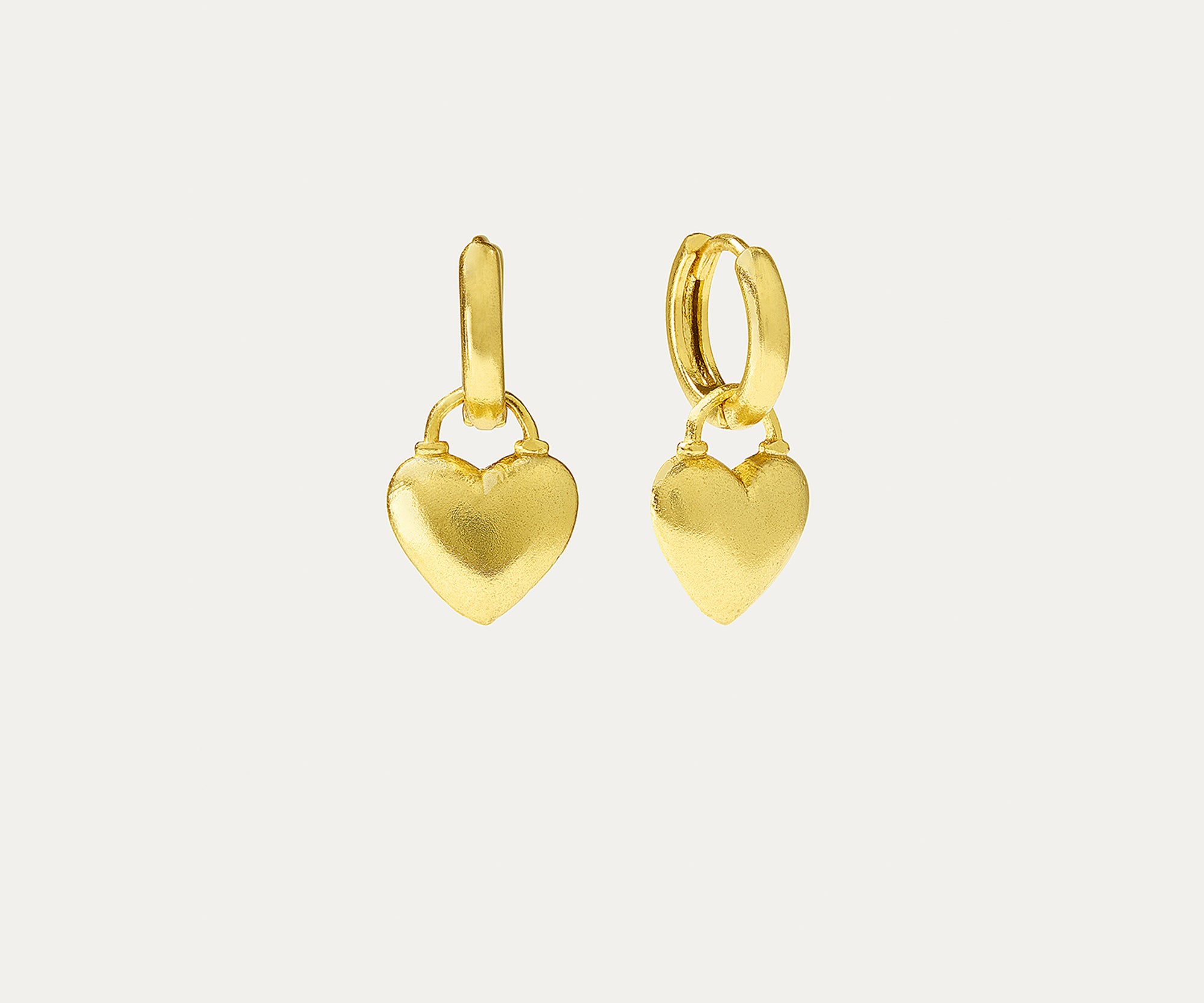 Niko Heart Huggie Earrings | Sustainable Jewellery by Ottoman Hands