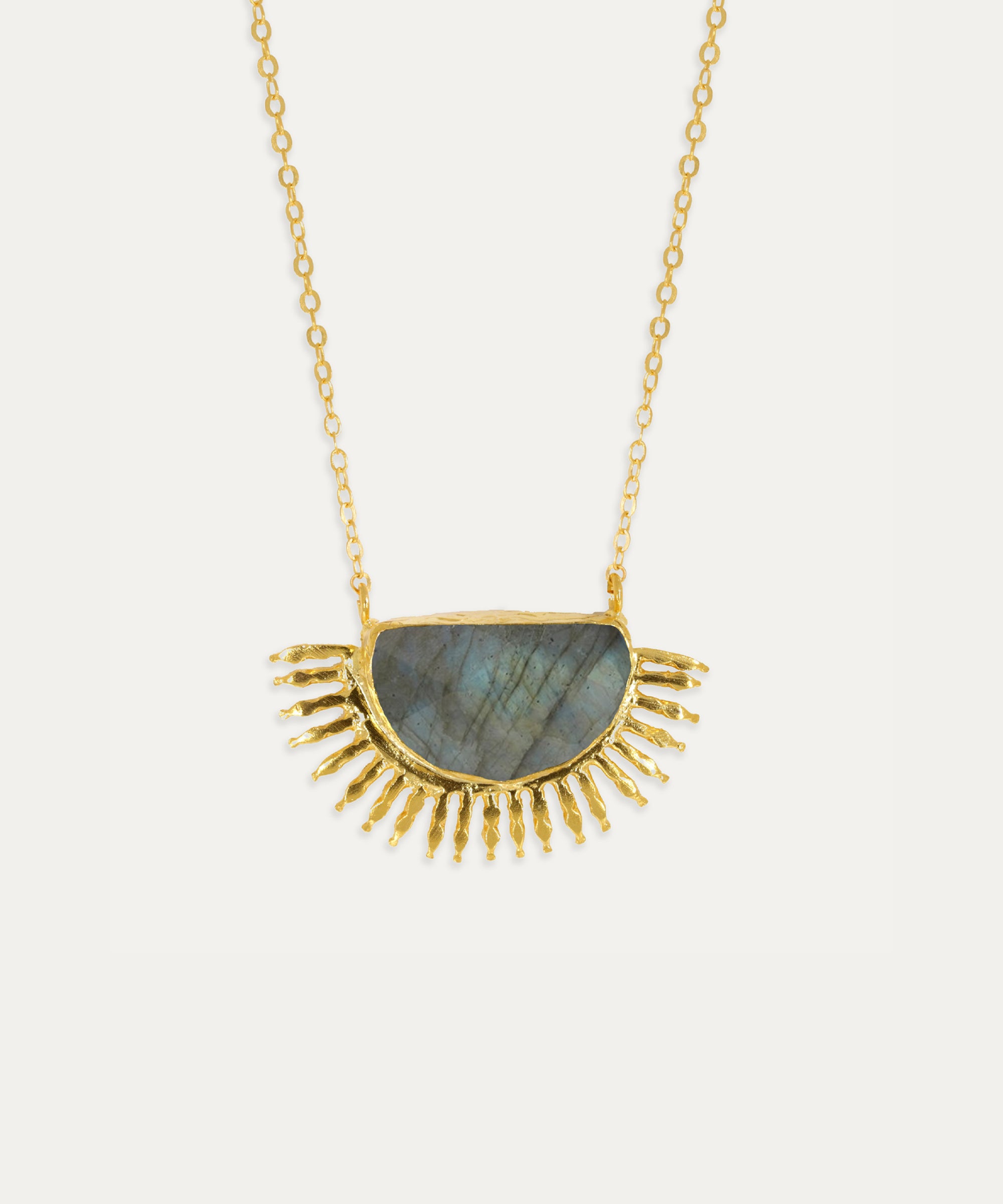 Sunrise Labradorite Pendant Necklace | Sustainable Jewellery by Ottoman Hands