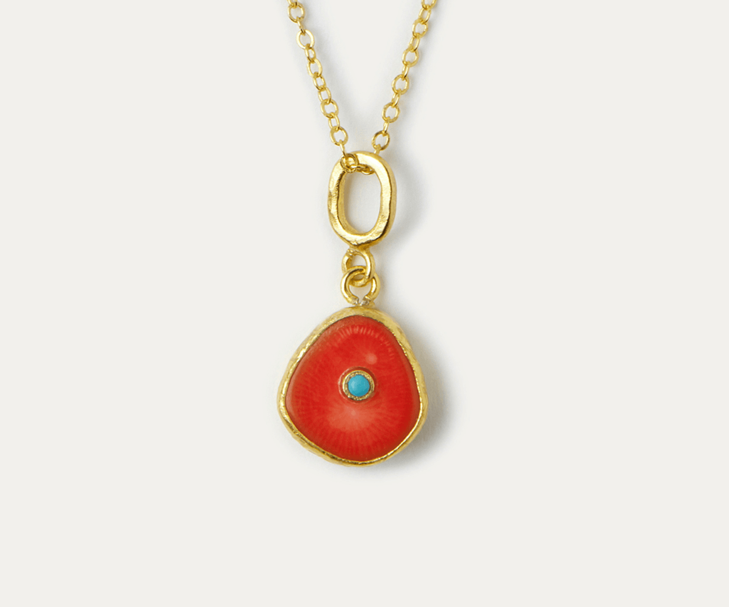 Amalfi Orange Pendant Necklace | Sustainable Jewellery by Ottoman Hands