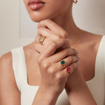 Lucia Ruby Cocktail Ring | Sustainable Jewellery by Ottoman Hands