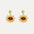 Zand Ruby Drop Earrings | Sustainable Jewellery by Ottoman Hands