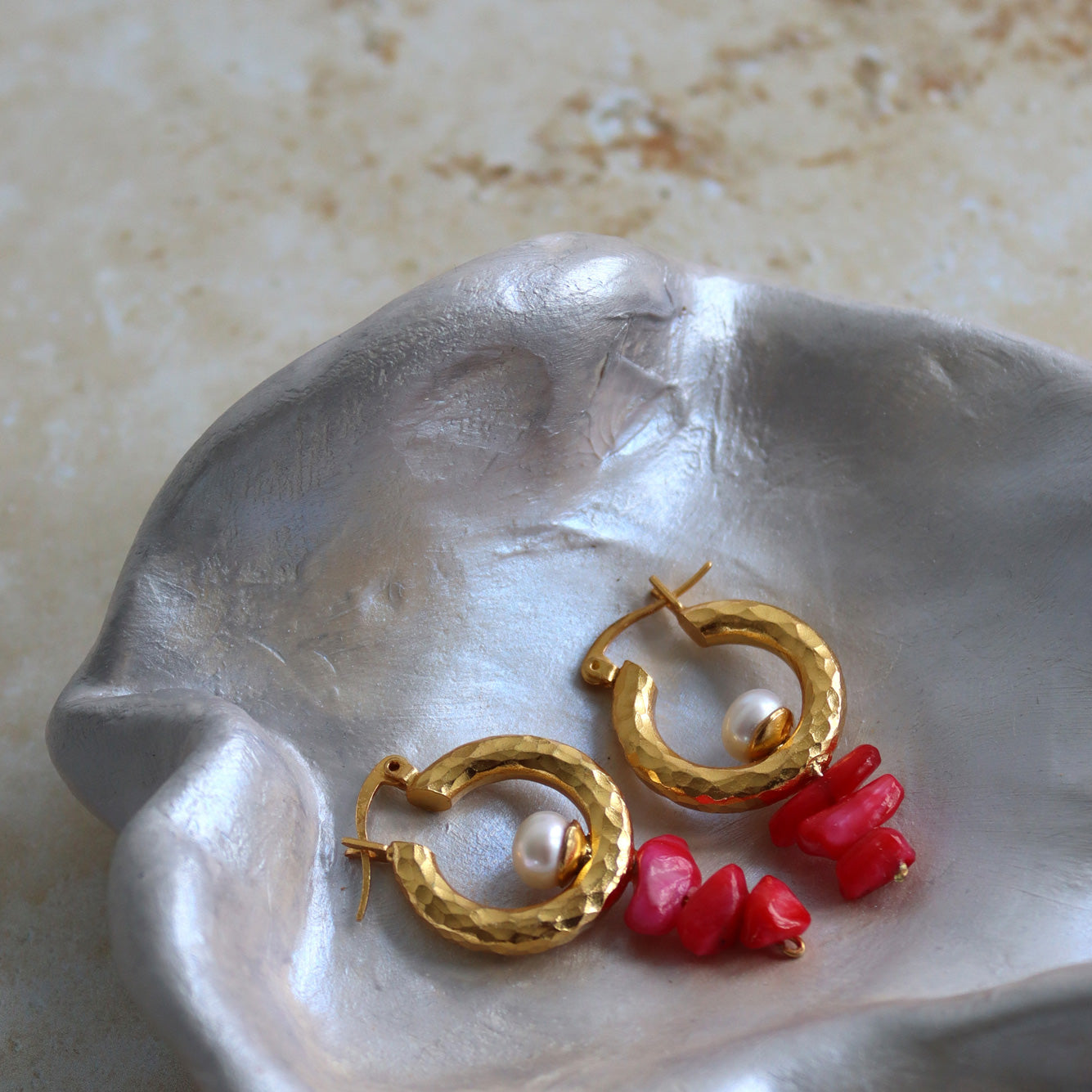 Gemstone Earrings Sustainable Jewellery by Ottoman Hands