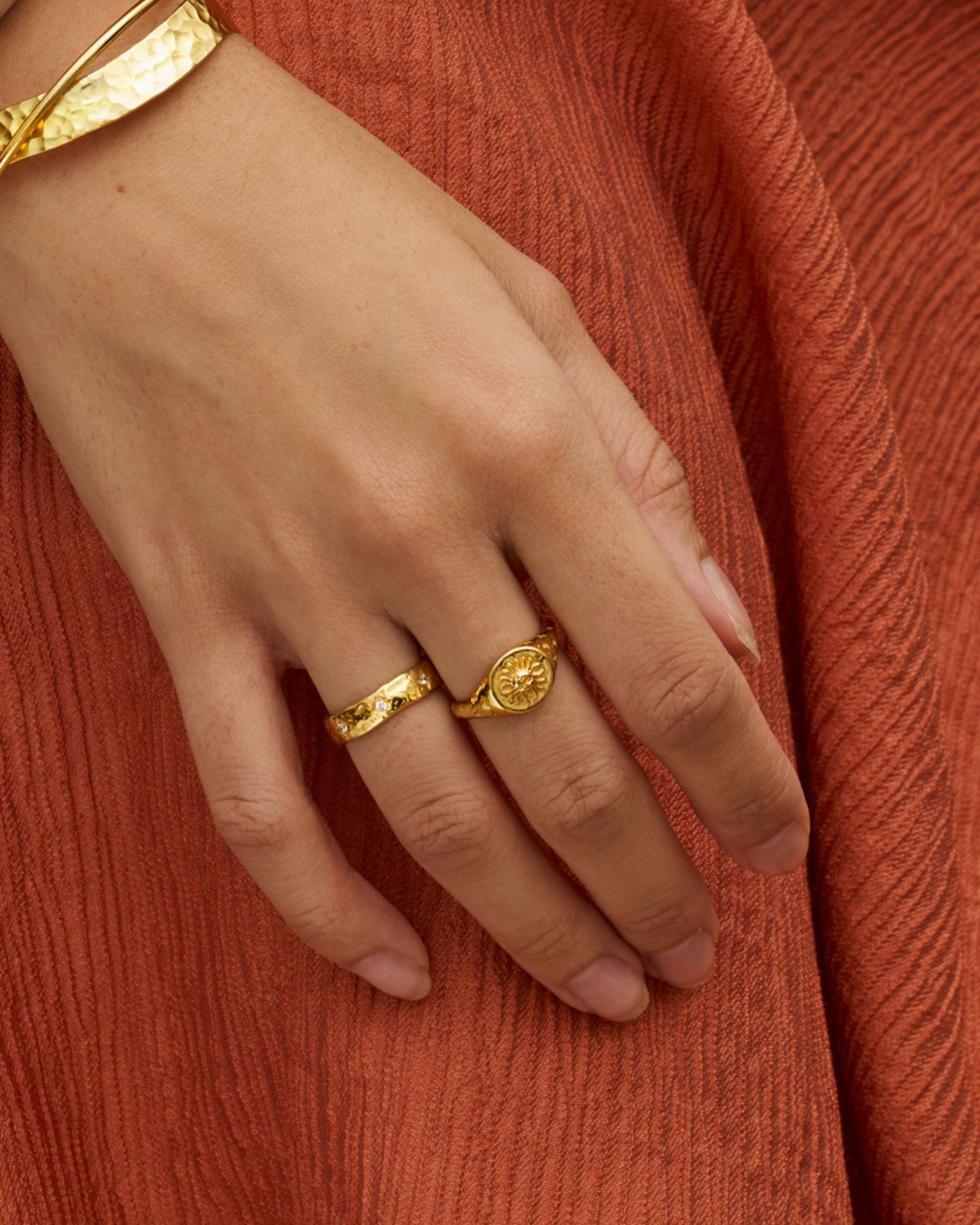 Sunray Signet Ring | Sustainable Jewellery by Ottoman Hands