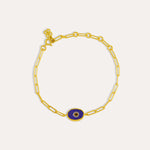 Alara Navy Evil Eye Bracelet | Sustainable Jewellery by Ottoman Hands