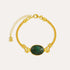 Daphne Emerald Chain Bracelet | Sustainable Jewellery by Ottoman Hands