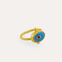 Alara Blue Evil Eye Ring | Sustainable Jewellery by Ottoman Hands