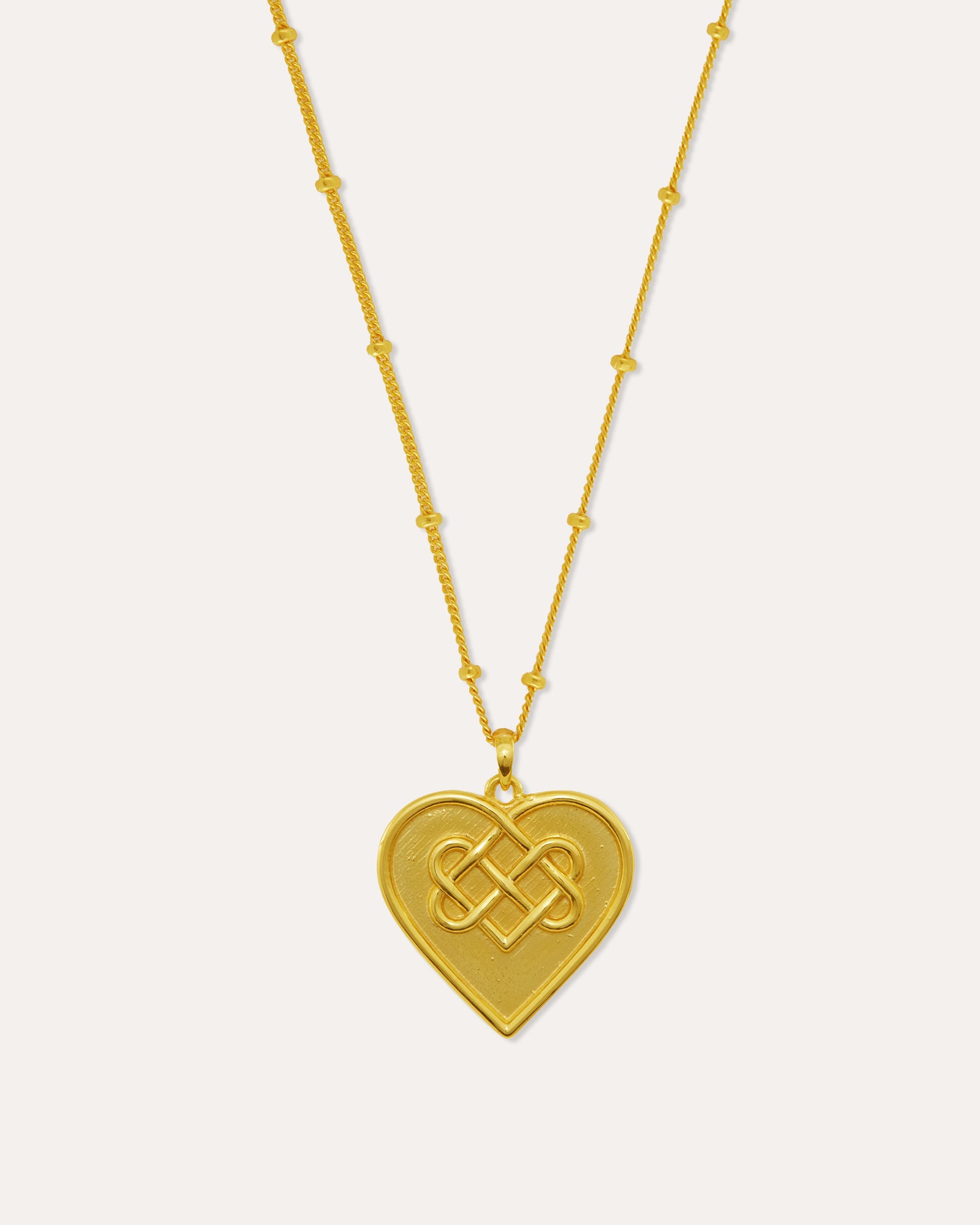 Infinity Love Knot Gold Necklace | Sustainable Jewellery by Ottoman Hands