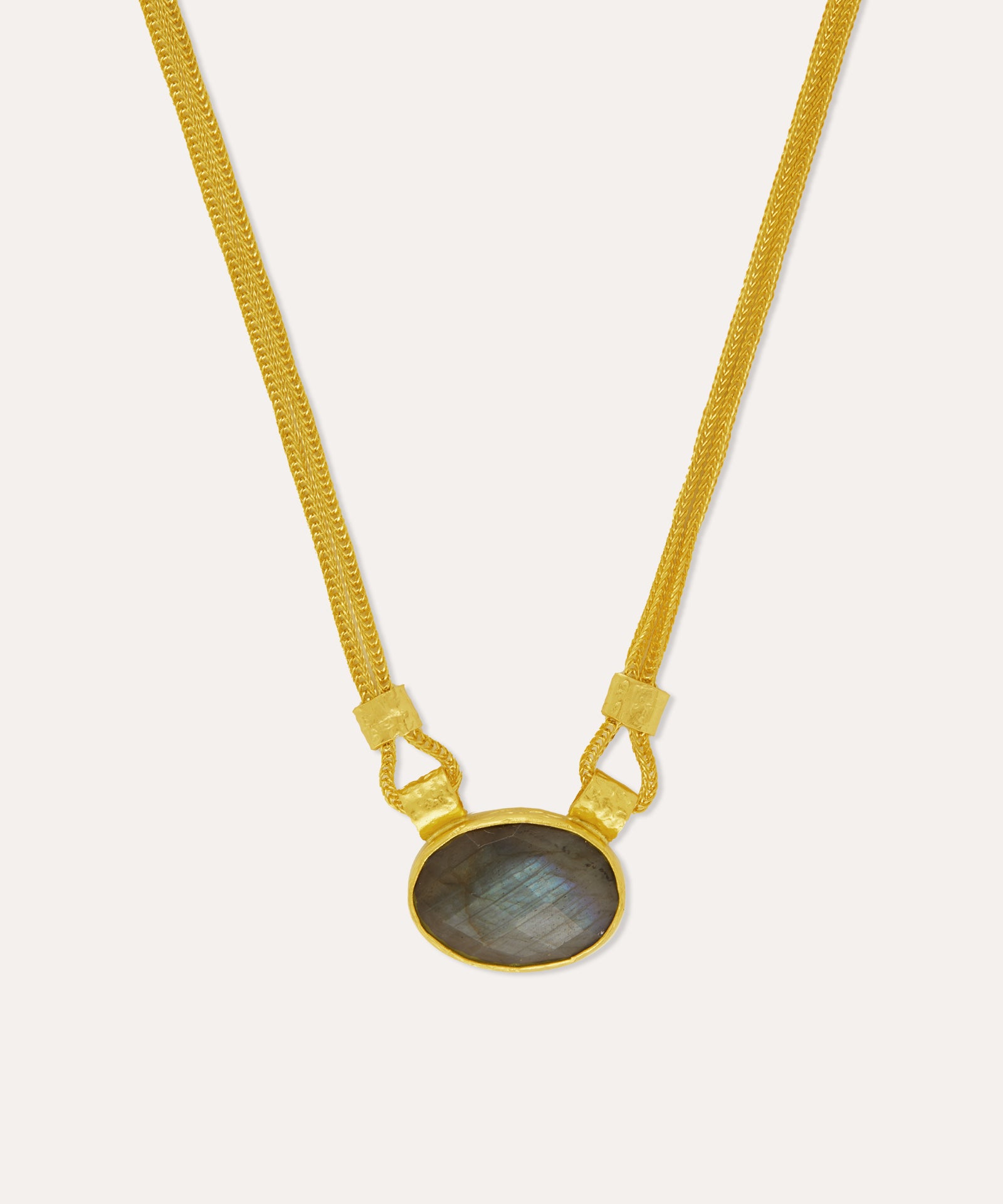 Daphne Labradorite Chain Necklace | Sustainable Jewellery by Ottoman Hands