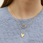 Outline Heart Pendant Necklace | Ottoman Hands Jewellery