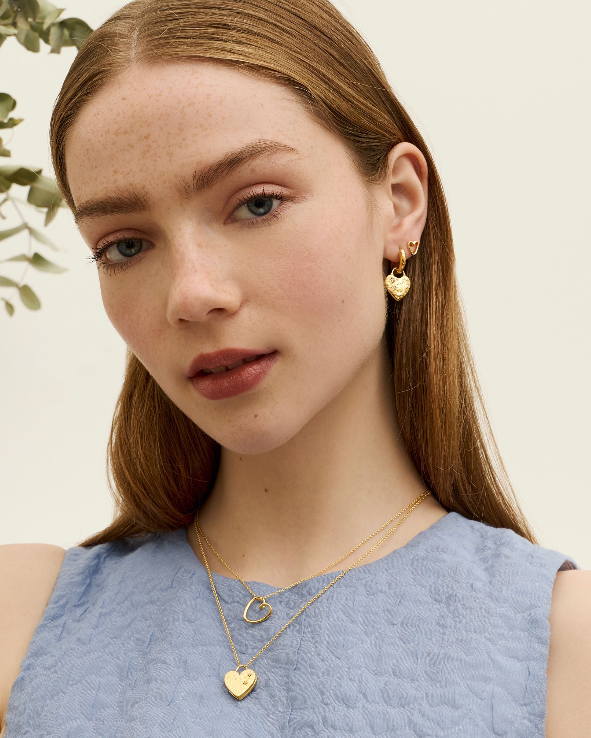 Outline Heart Pendant Necklace | Ottoman Hands Jewellery