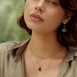 Esin Lapis Pendant Necklace | Sustainable Jewellery by Ottoman Hands
