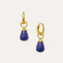 Esin Lapis Huggie Hoop Earrings | Sustainable Jewellery by Ottoman Hands