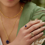 Lamia Evil Eye Stacking Ring | Sustainable Jewellery by Ottoman Hands