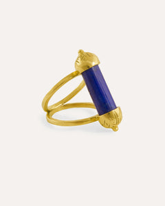 Noor Lapis Cocktail Ring | Sustainable Jewellery by Ottoman Hands