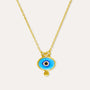 Alara Blue Evil Eye Pendant Necklace | Sustainable Jewellery by Ottoman Hands