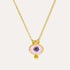 Alara Pink Evil Eye Pendant Necklace | Sustainable Jewellery by Ottoman Hands