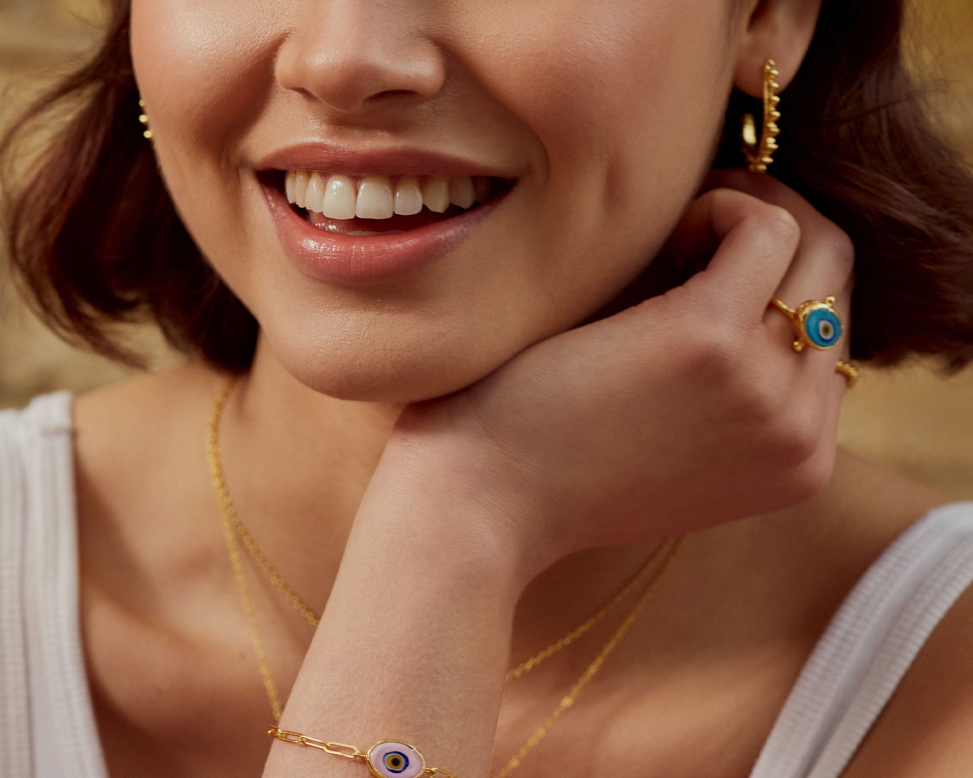Alara Blue Evil Eye Bracelet | Sustainable Jewellery by Ottoman Hands