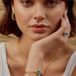 Alara Navy Evil Eye Bracelet | Sustainable Jewellery by Ottoman Hands