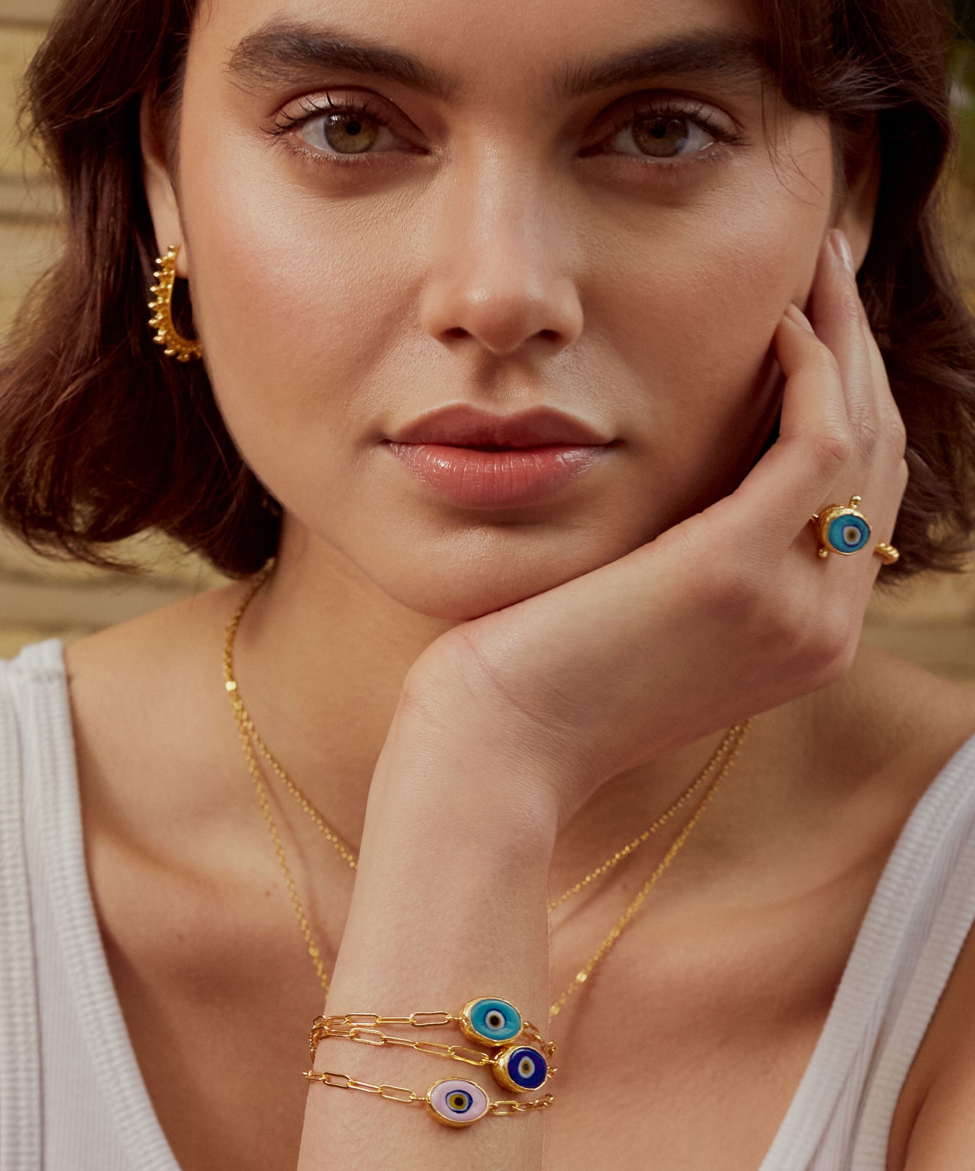 Alara Navy Evil Eye Bracelet | Sustainable Jewellery by Ottoman Hands