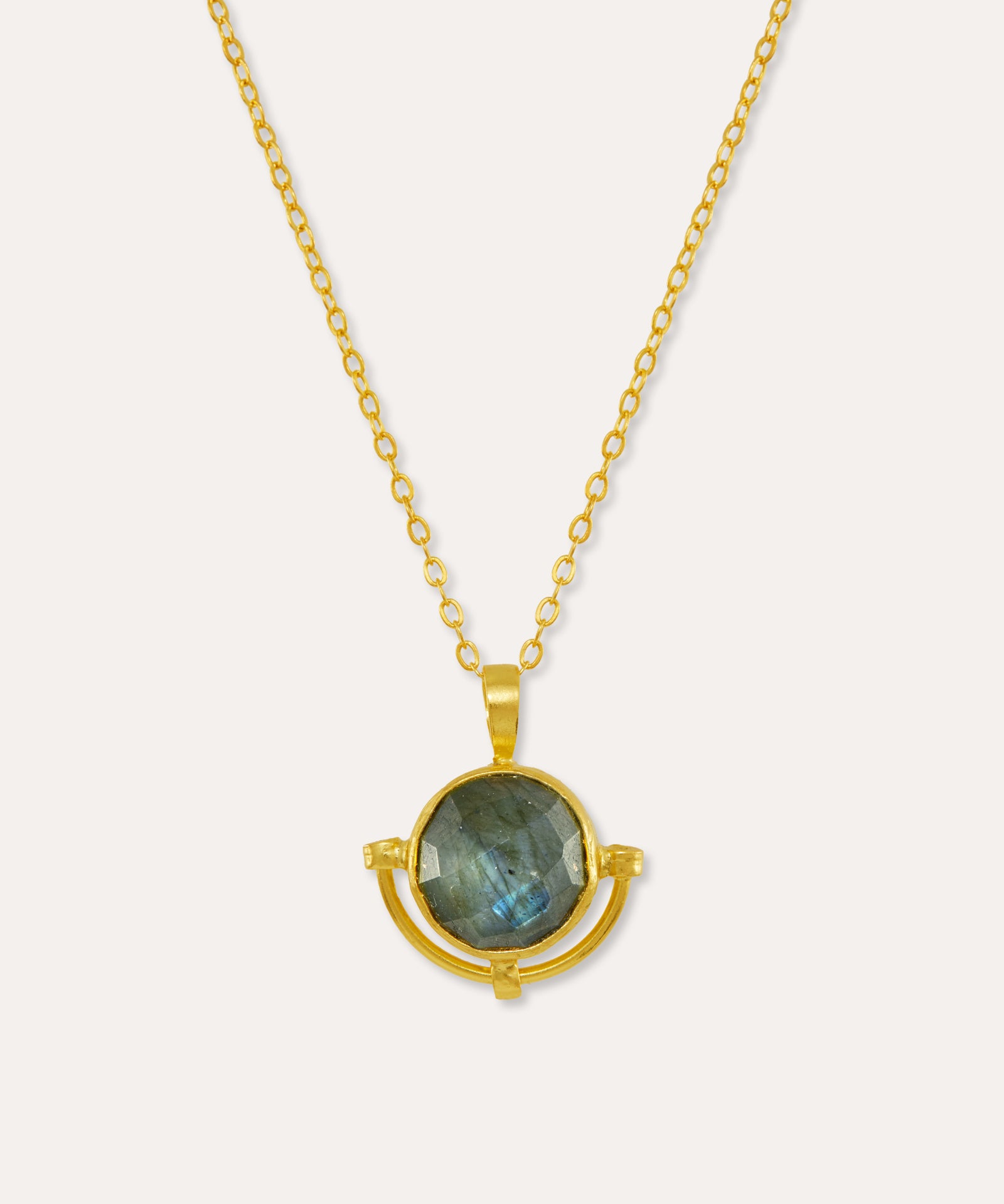 Domna Labradorite Pendant Necklace | Sustainable Jewellery by Ottoman Hands