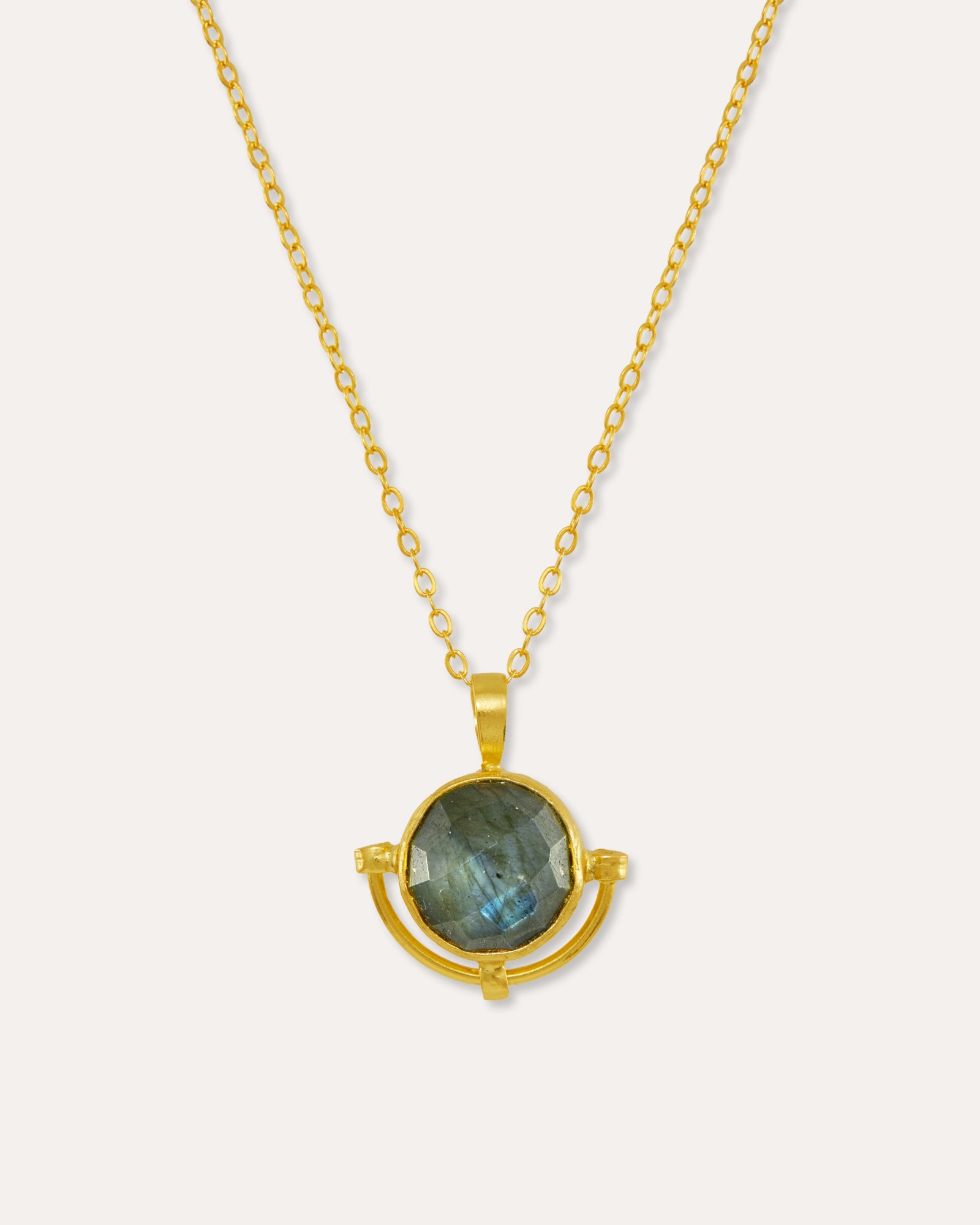 Domna Labradorite Pendant Necklace | Sustainable Jewellery by Ottoman Hands