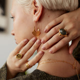 Remi Labradorite Cocktail Ring | Sustainable Jewellery by Ottoman Hands