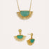 Sunrise Aqua Chalcedony Set | Sustainable Jewellery by Ottoman Hands