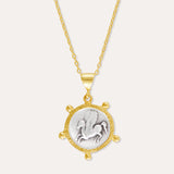 Pegasus Mixed Metal Pendant Necklace | Sustainable Jewellery by Ottoman Hands